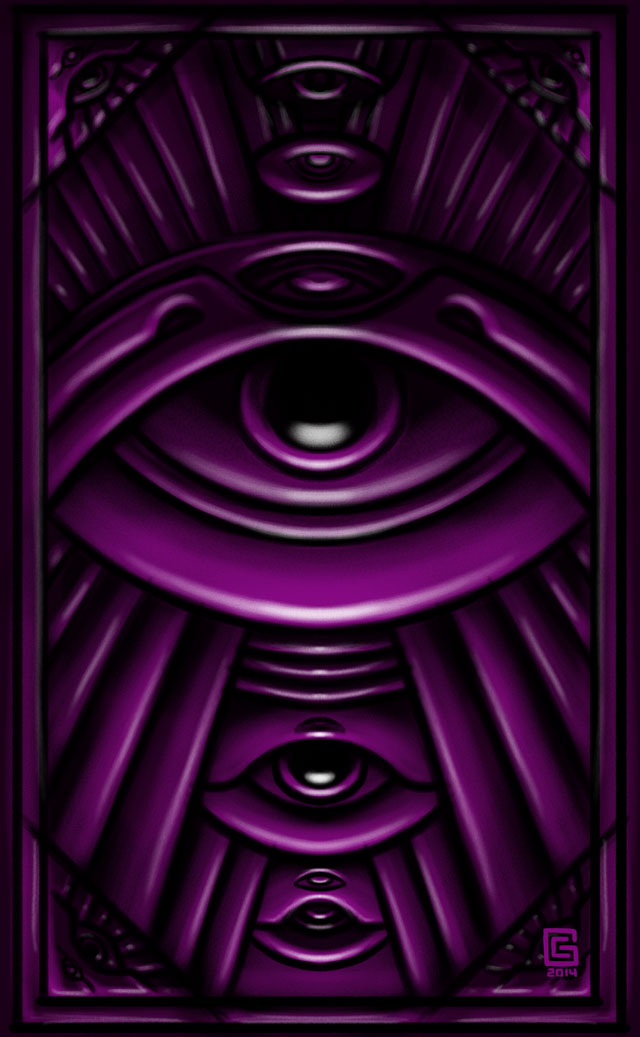 Mystic Eye Design Sketch 8 Art Coghill Visionary Art